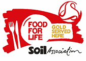 food for life soil association gold badge