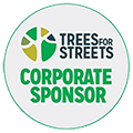 trees for streets logo corporate sponsor bristol