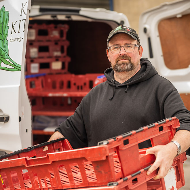 Nev delivery driver at kates kitchen