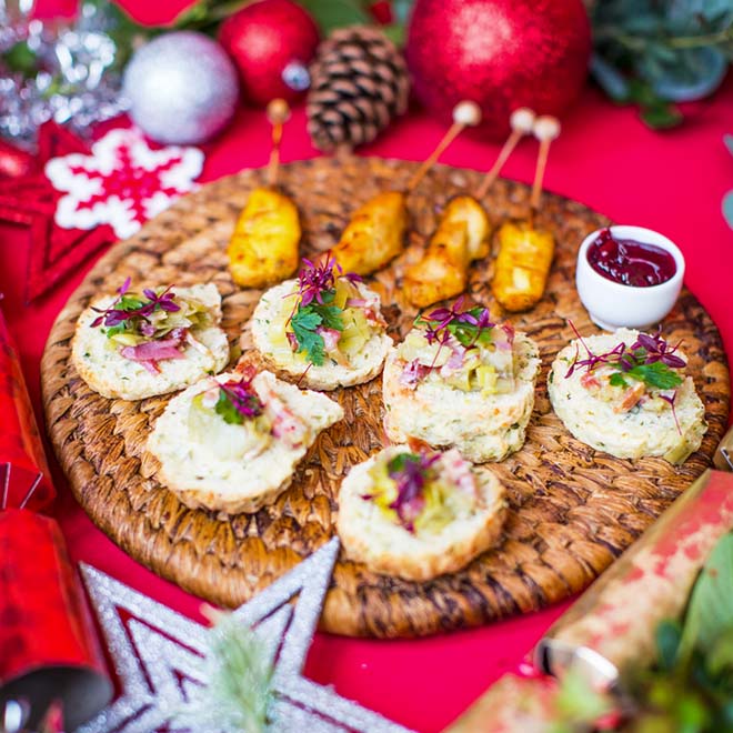 christmas canapes from kate's kitchen christmas package menu