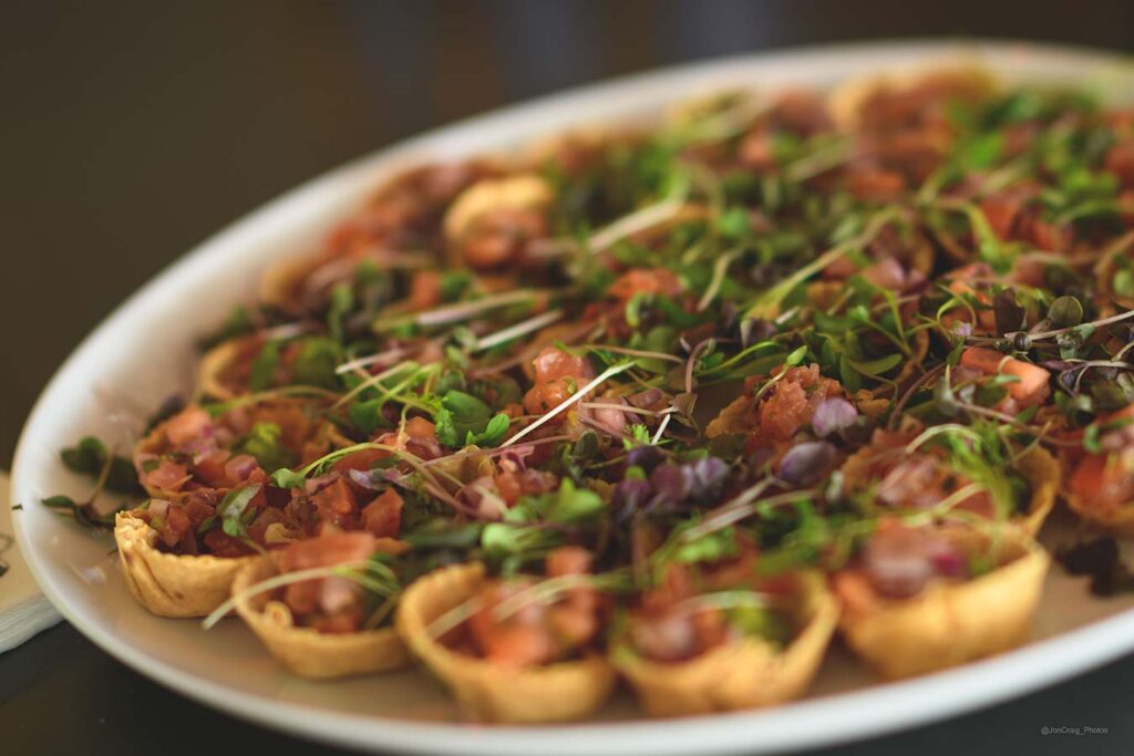 spicy rustic tomato salsa open pastry cup canapes spicy rustic tomato salsa open pastry cup canapes