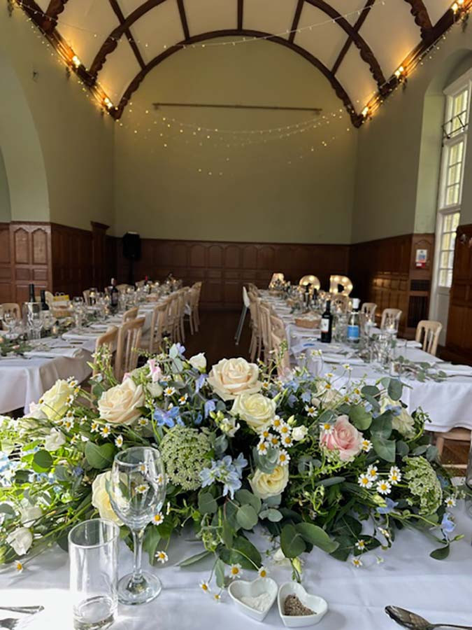 interior of wedding hall planning by kate's kitchen