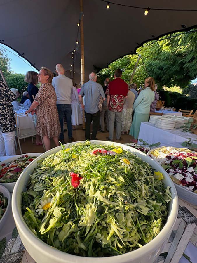 wedding guests under stretched marquee for buffet style wedding food wedding guests under stretched marquee for buffet style wedding food