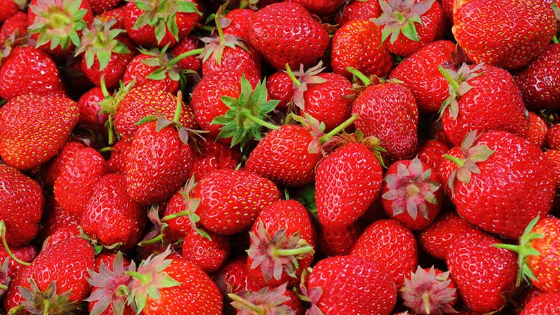 eating strawberries at wimbledon