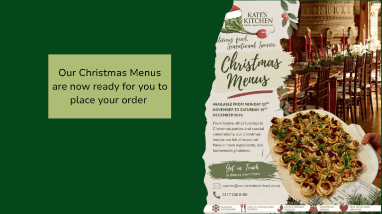 kate's kitchen bristol christmas menu 2026
